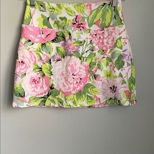 Laura Ashley Golf & Tennis Pink and Green Floral Size XS